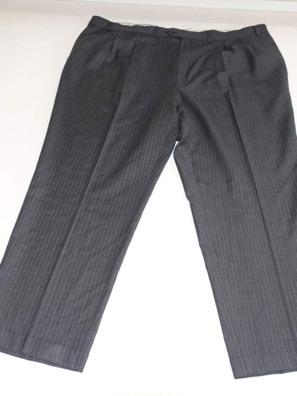 Lauren Ralph Lauren Men's 2 Button Suit Size 52 Regular 48 x 30 Charcoal Gray R - Picture 2 of 13
